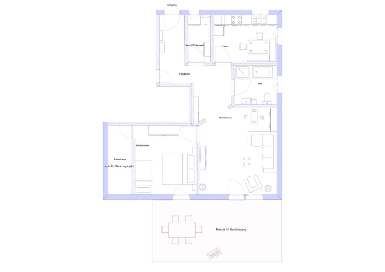 Ferienwohnung Biosphaerenblick Мюнзінґен Екстер'єр фото